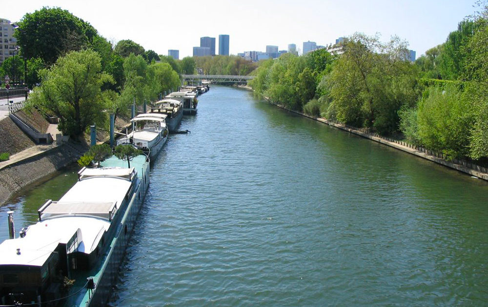 La Seine à Levallois, vue depuis nos bateaux électriques